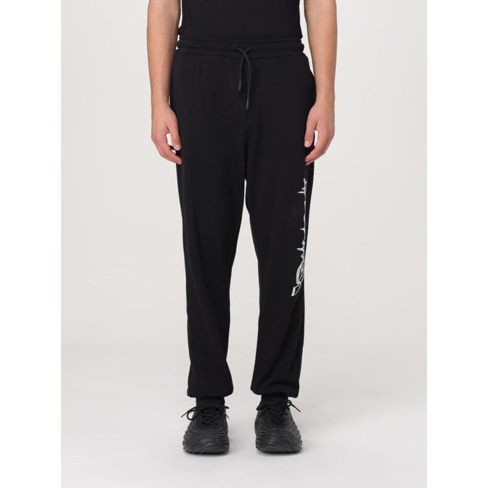 Disclaimer Pants Men Black